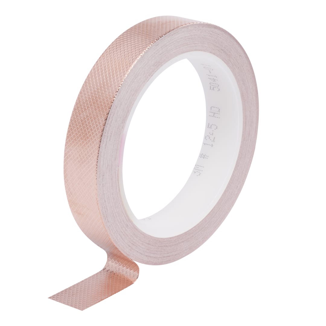 3M™ ET 1245 kovová měděná páska s elektricky vodivým lepidlem, role 19mm x 16m, obsah 12 rolí v balení