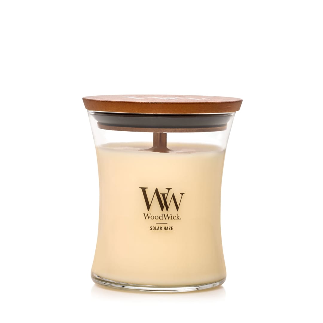 WoodWick Solar Haze, 9.7 oz Medium Hourglass Candle