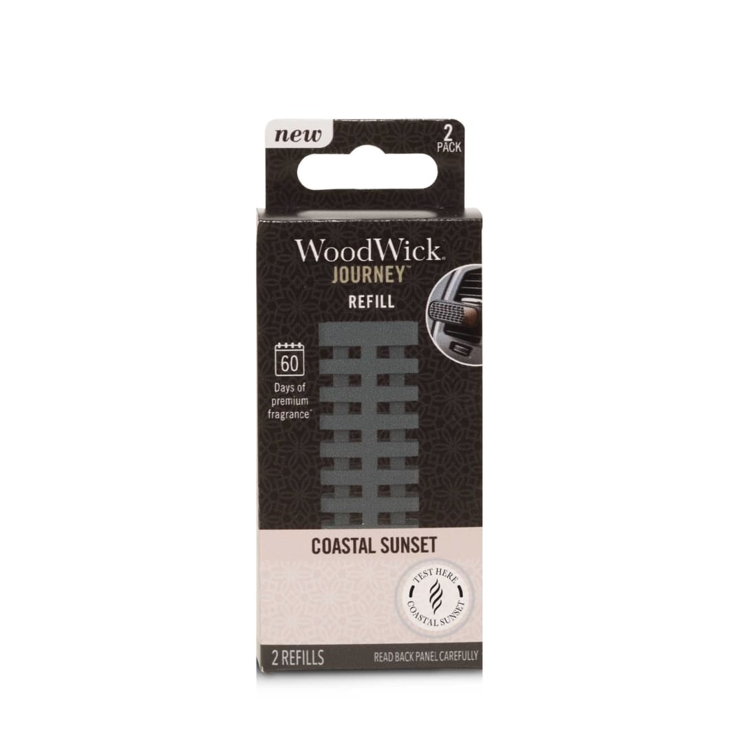 WoodWick® Journey Vent Diffuser Refill, Coastal Sunset, 2-Pack