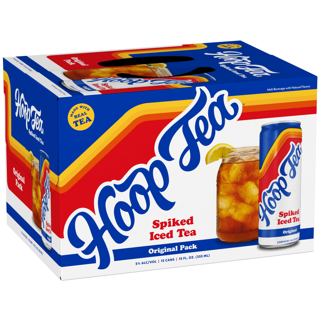Hoop Tea Original Pack Spiked Iced Tea 12 - 12 fl oz Cans