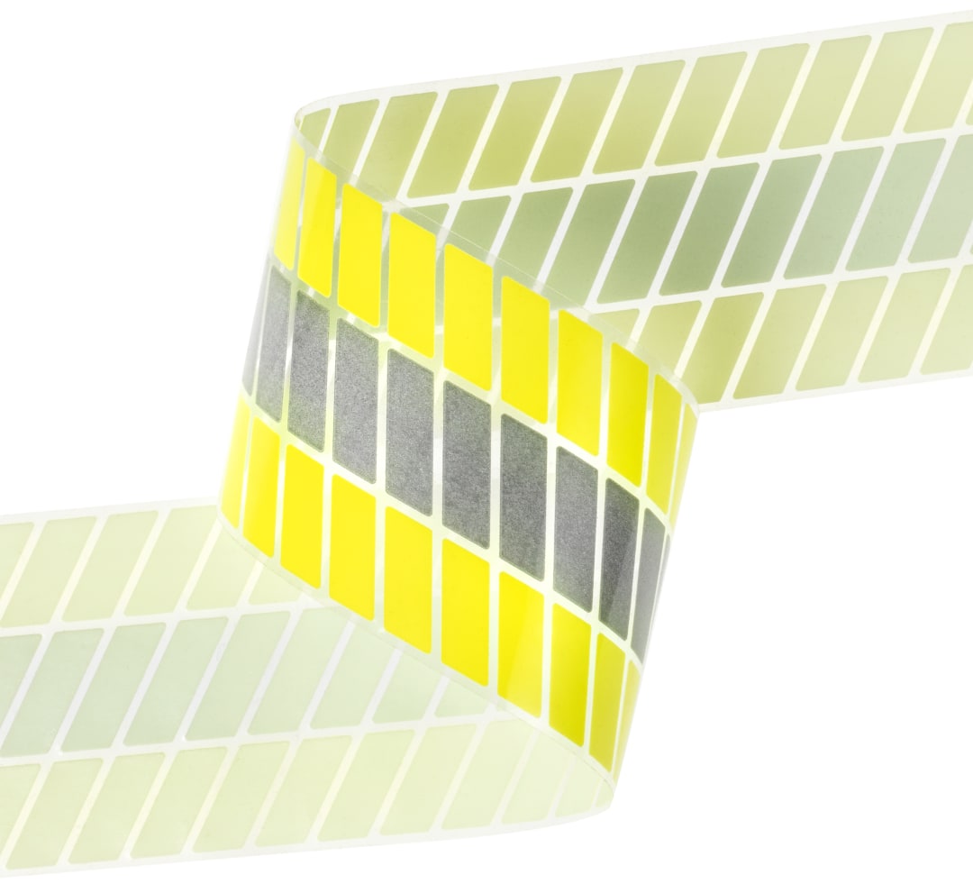 3M™ Scotchlite™ Yansıtıcı Malzeme, IW Bölümlü Floresan Limon Sarısı Yangına Dayanıklı Konfor Kaplaması, 50,8 mm x 100 m, 5697