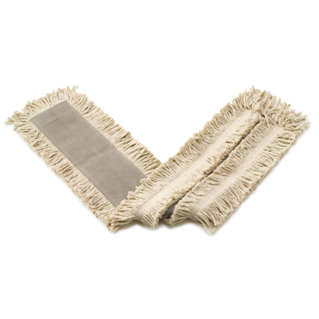 24" Disposable Cut End Blend Dust Mop, White