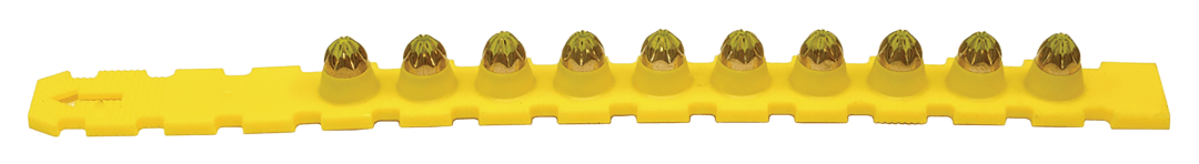 Simpson Strong-Tie P27SL4 P27SL 0.27-Caliber Plastic, 10-Shot Strip Loads, Yellow (100-Qty)