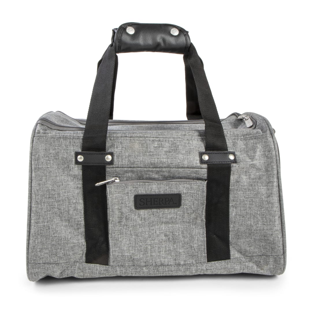 Sherpa Element Travel Pet Carrier, Guaranteed On Board, Gray/Tan, Medium
