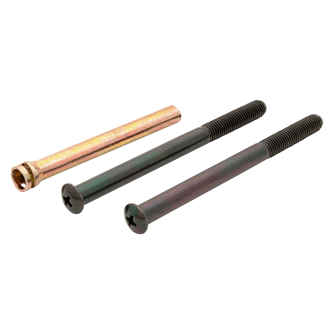 Deadbolt Screw Pack for Thick Door w/ Spindle Extender in Matte Black or Venetian Bronze Finish