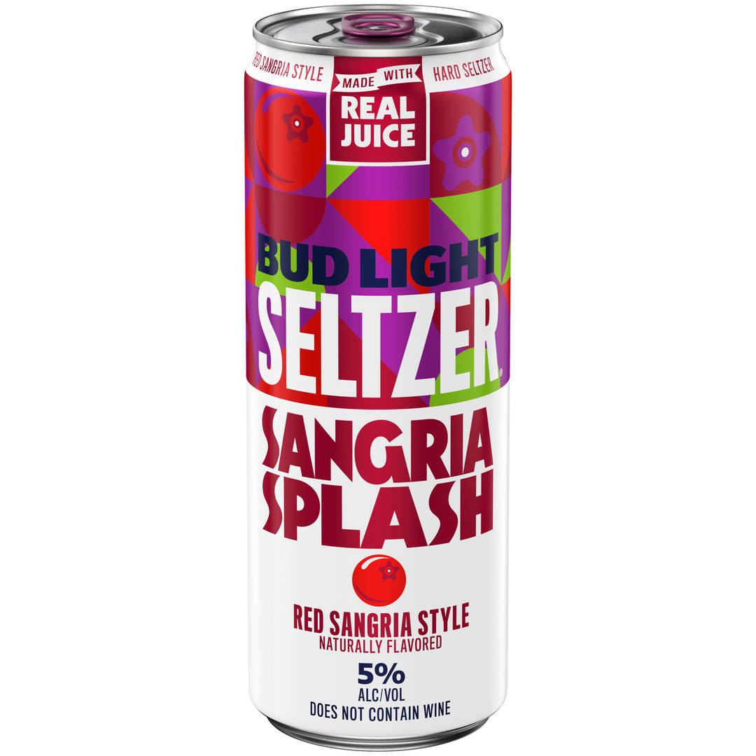 Bud Light Sangria Splash Red Sangria Style Hard Seltzer 12 fl oz