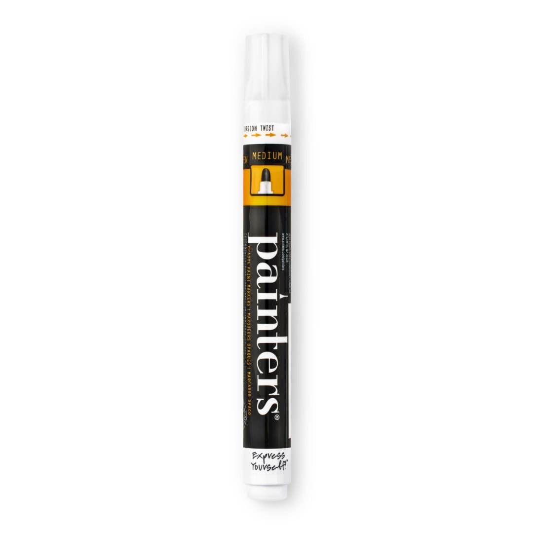Elmer's Painters Opaque Paint Marker, Medium Point, White, 1 Count