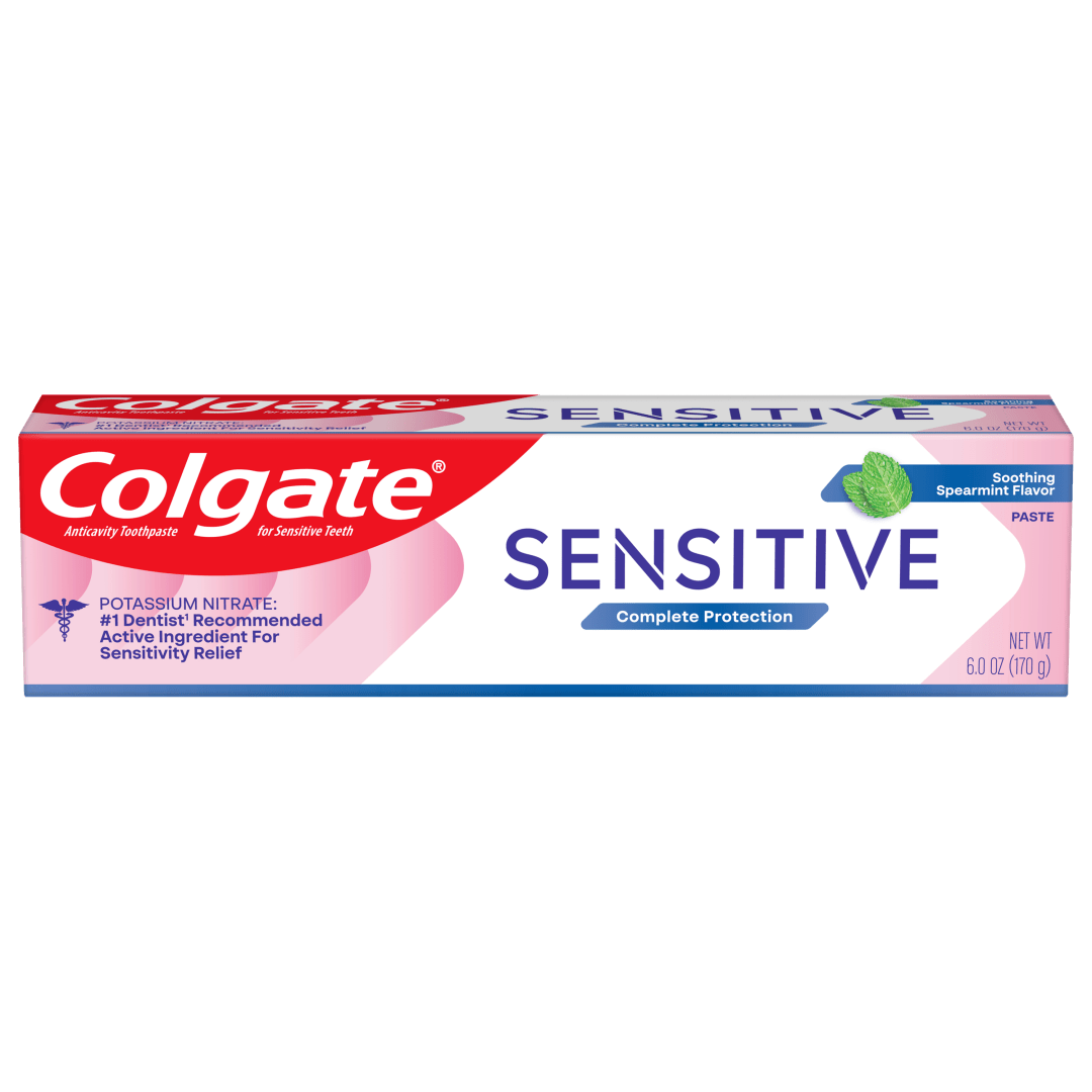 Colgate Sensitive Complete Protection Toothpaste for Sensitive Teeth, Spearmint, 1 Pack, 6 oz