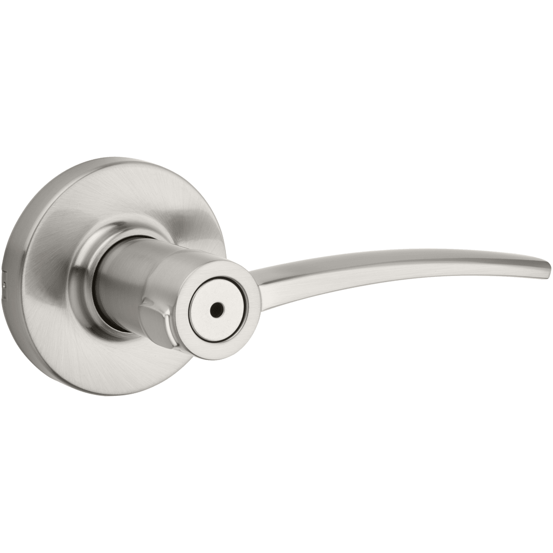 Katara Round Bed/Bath Lever in Satin Nickel