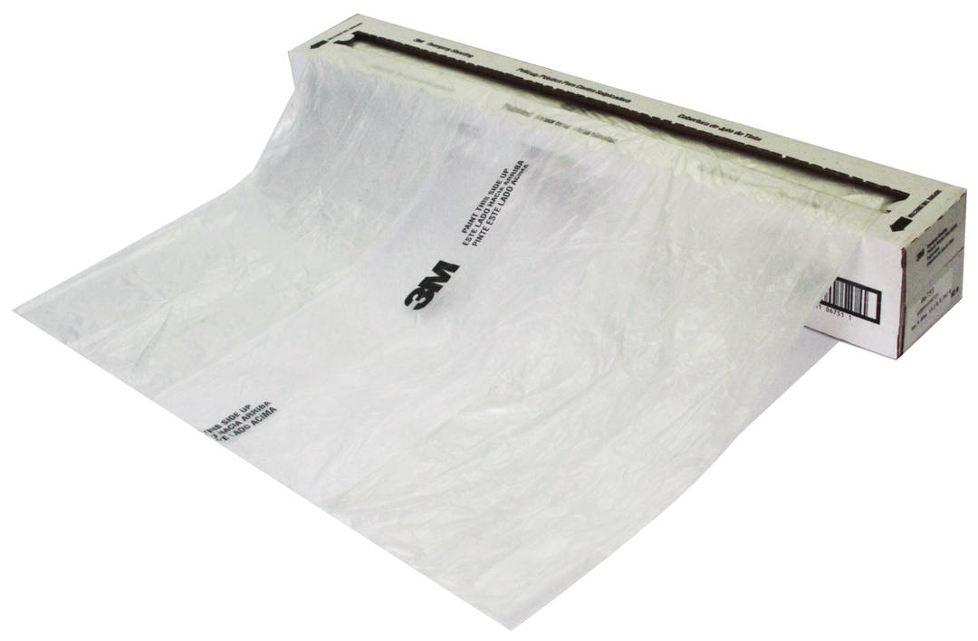 Filme Plástico 3M™ PintávelFilme de Mascaramento Transparente 3M™, 4m x 80m