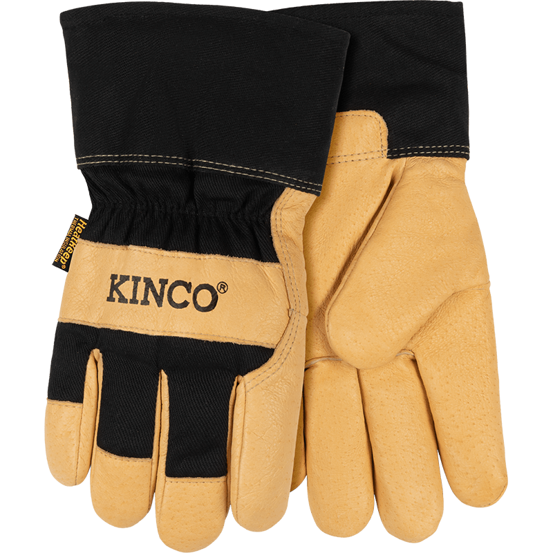 Lined Grain Pigskin Palm with Safety Cuff