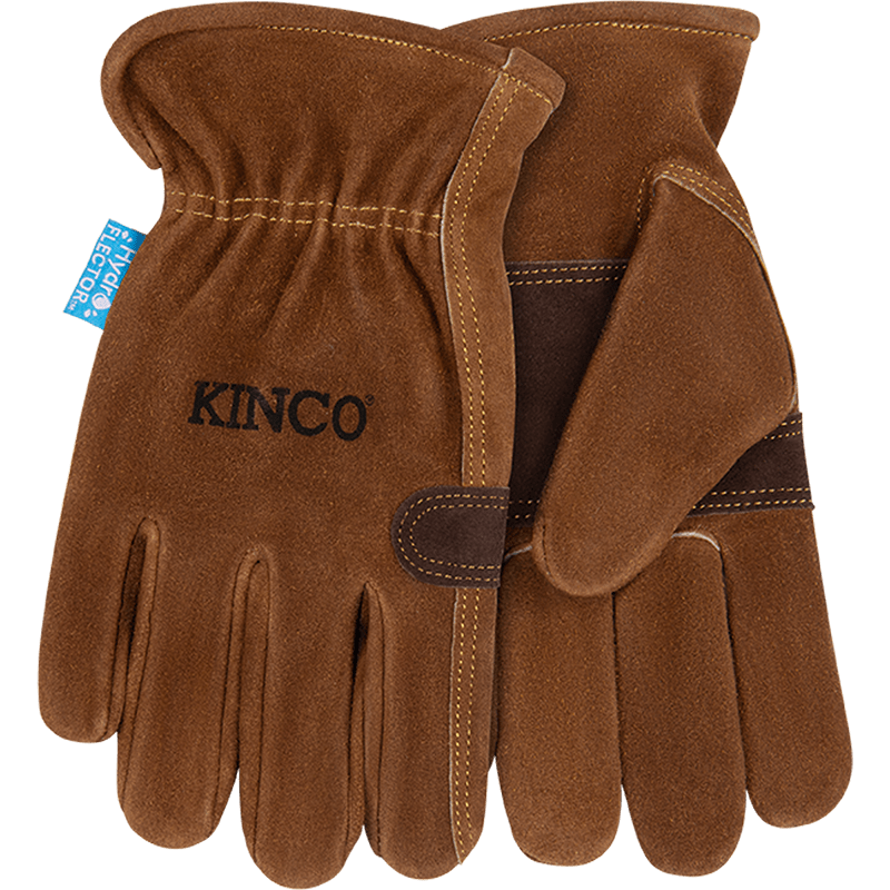 HydroFlector™ Water-Resistant Premium Suede Cowhide Driver with Double-Palm