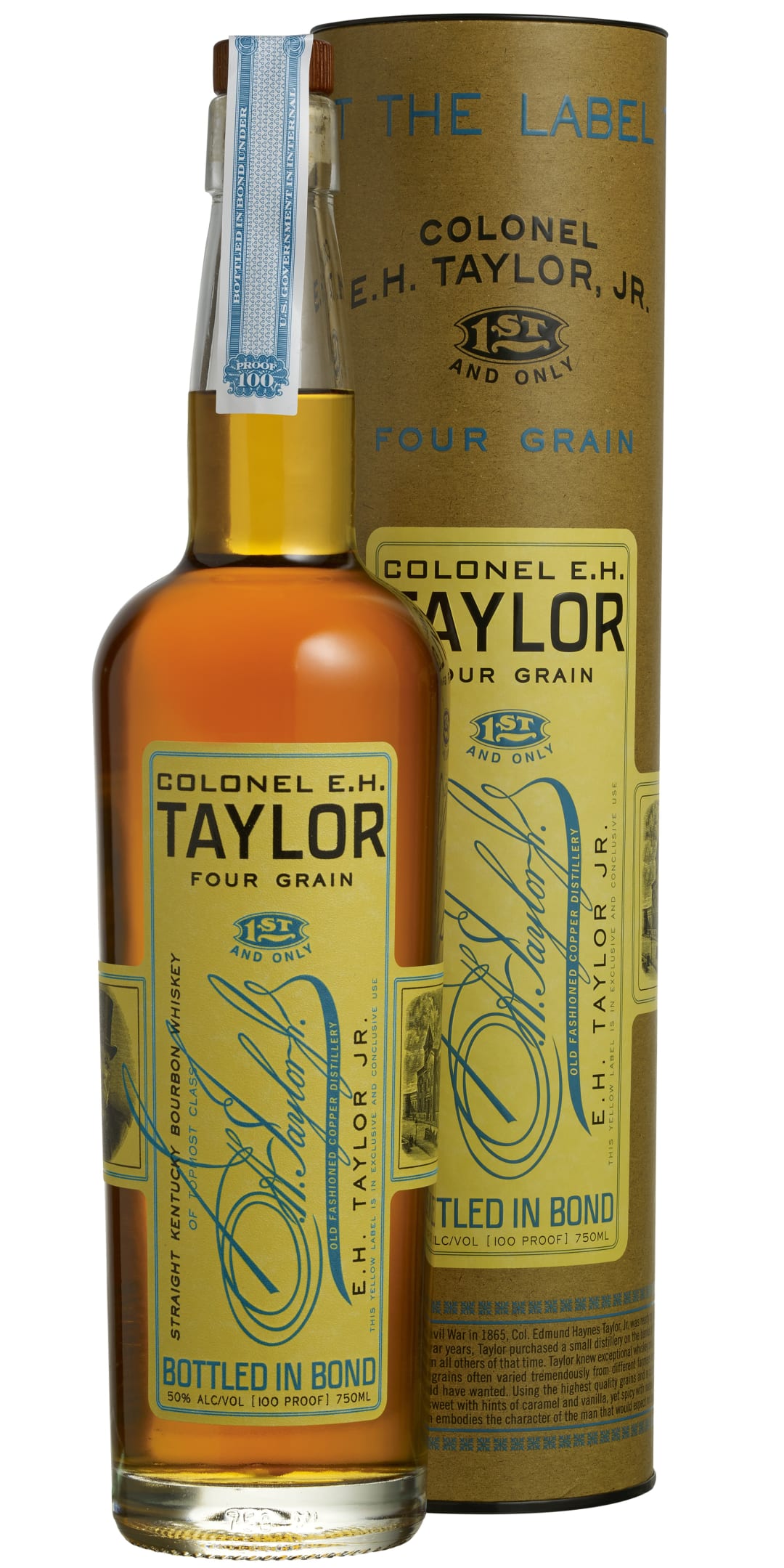 Colonel E. H. Taylor Four Grain Bottled-In-Bond Straight Kentucky Bourbon Whiskey 750ml 100 Proof