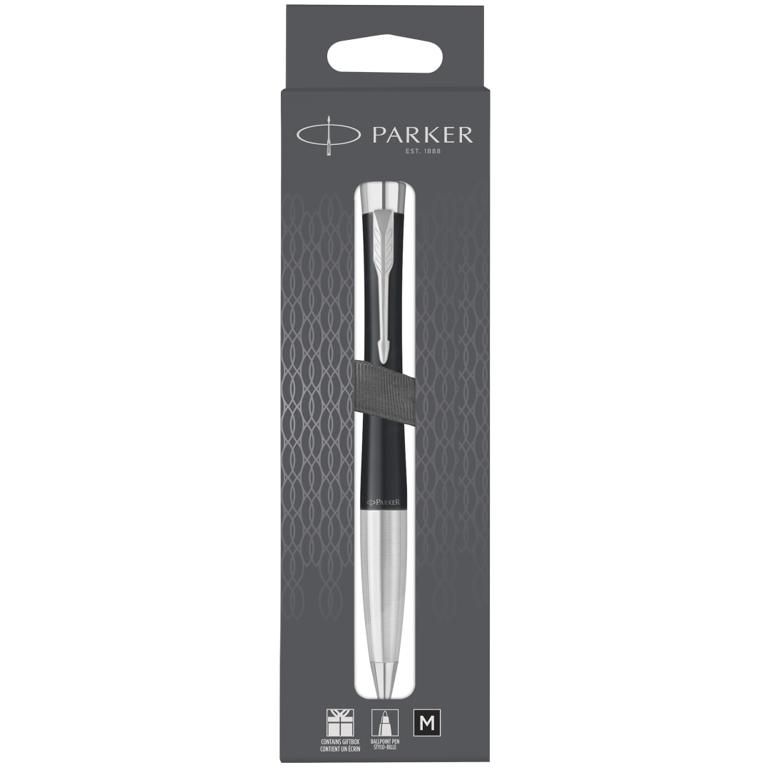 Bolígrafo de Giro Parker Urban Negro Mate  CT  en Estuche Colgante
