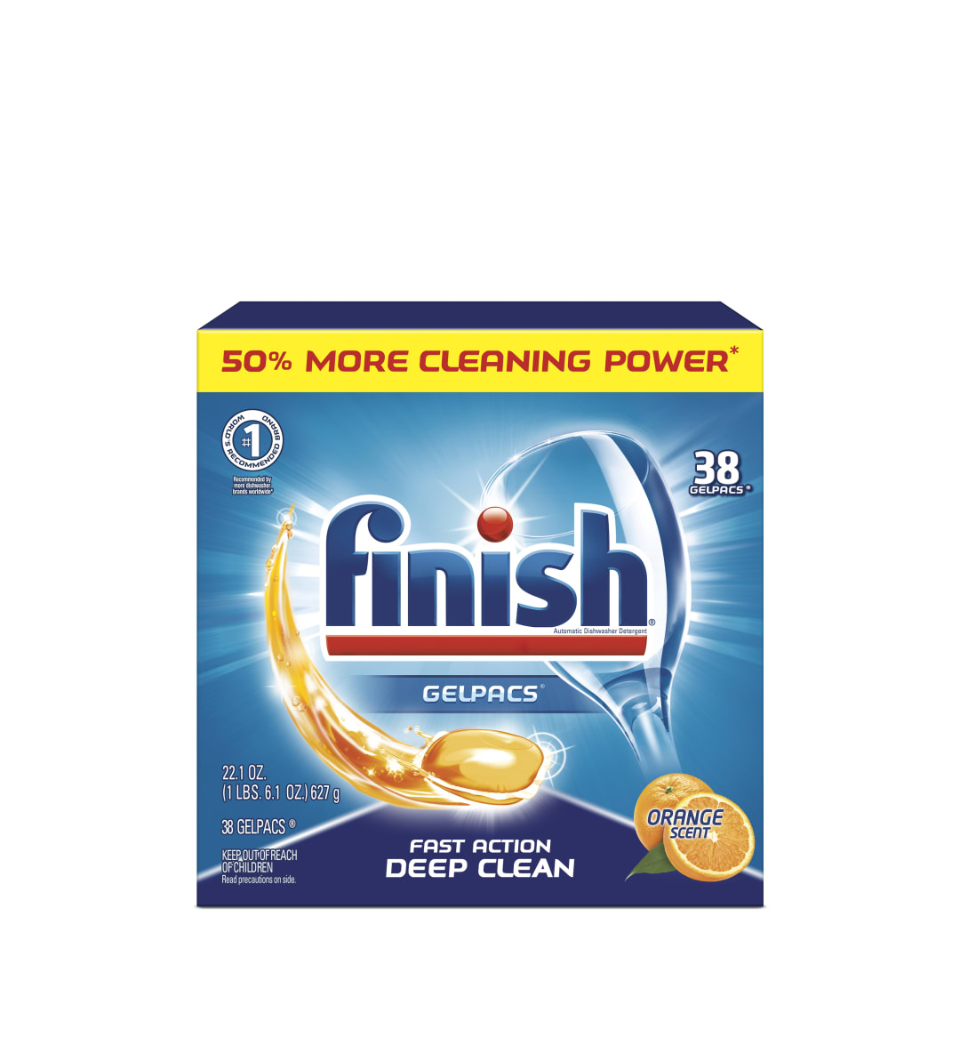 FINISH® GELPACS® - Orange 8/38 ct.