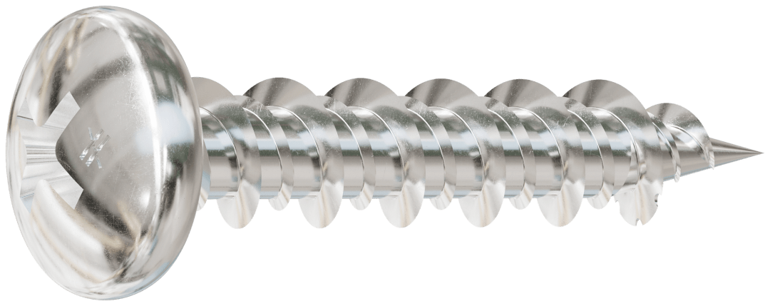 Simpson Strong-Tie T10J100PXM Marine Screw, Pan Head — #10 x 1 in. #2 Phillips Drive, Type 316 (1000-Qty) (Pack of 6)
