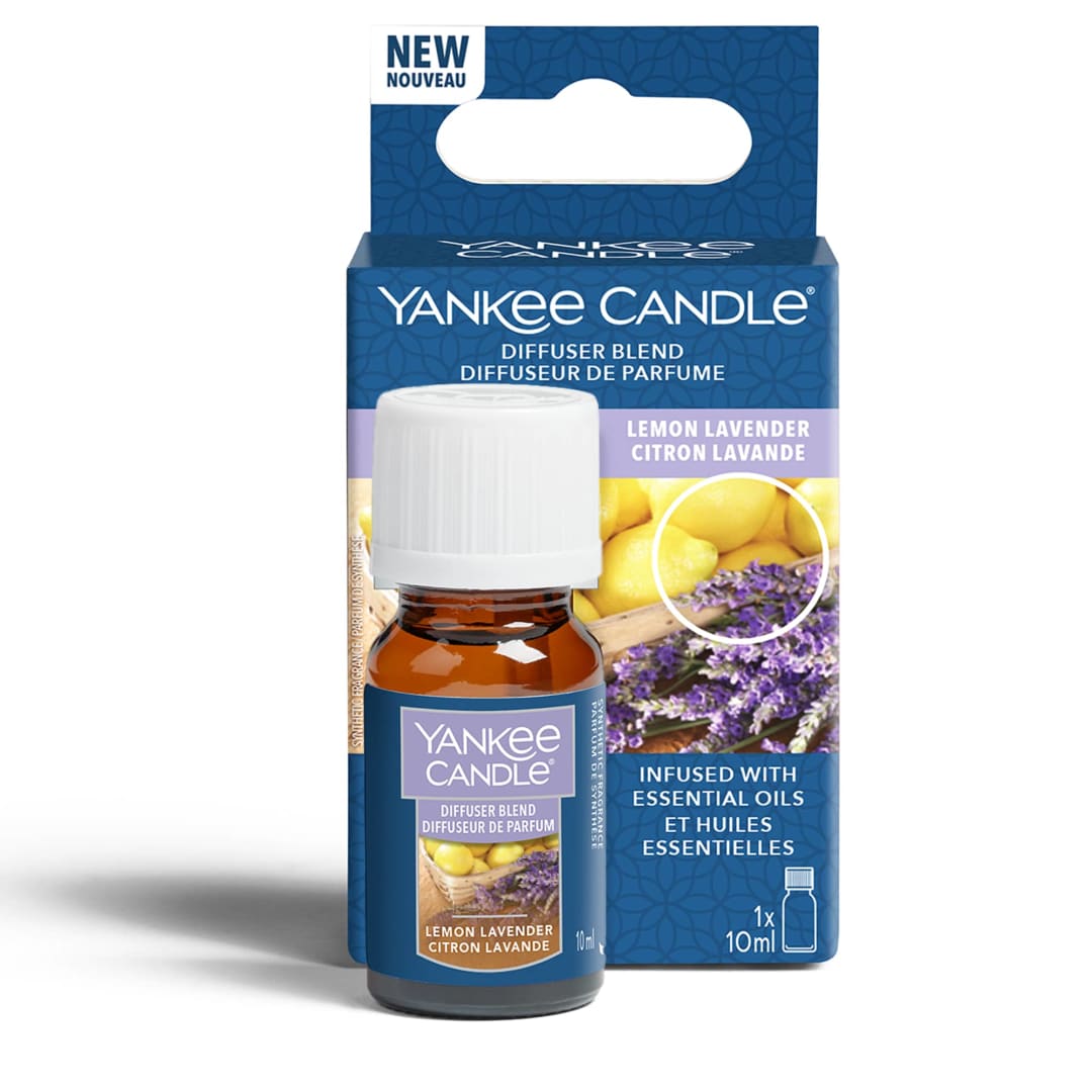 Yankee Candle® Ultrasonic Aroma Diffuser Oil | Lemon Lavender Diffuser Refill | 10ml