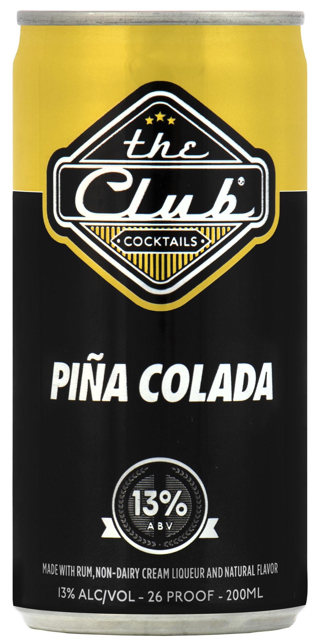 The Club Pina Colada 200ml Can 26 Proof