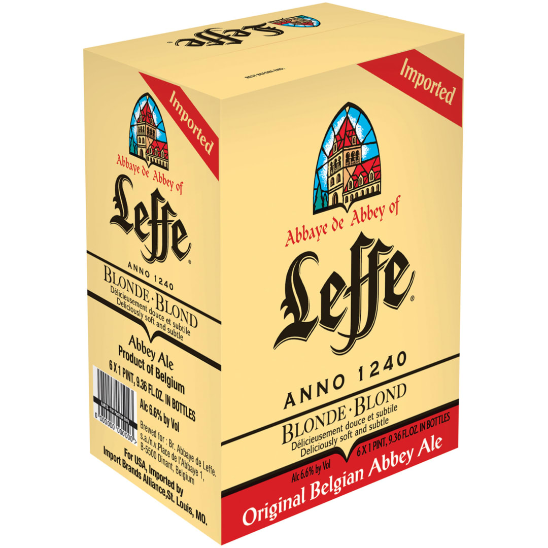 Leffe® Blonde Belgian Abbey Ale Beer, 6 Pack 25.44 fl. oz. Bottles