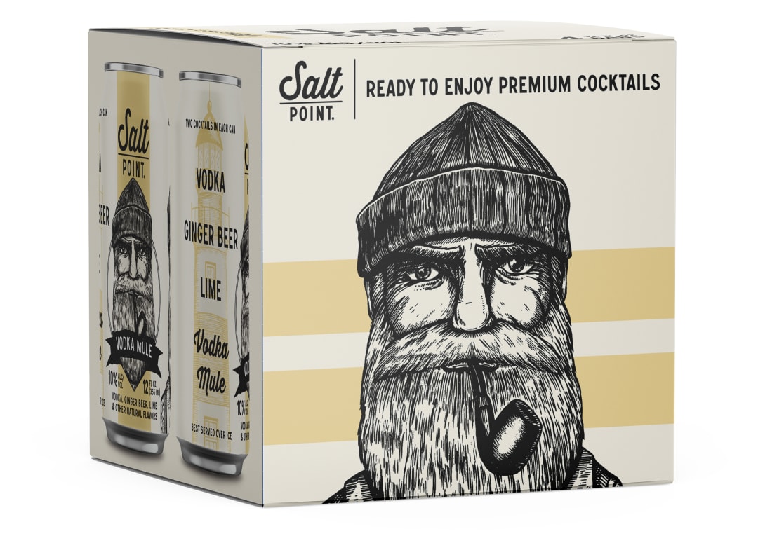 Salt Point Vodka Mule Canned Cocktail 4-Pack