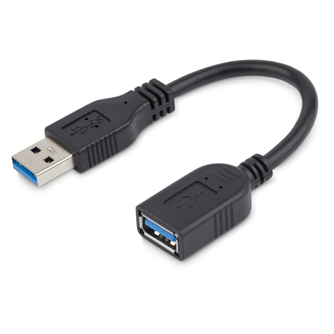 6in USB 3 0 Port Saver Cable M F Extension Cable