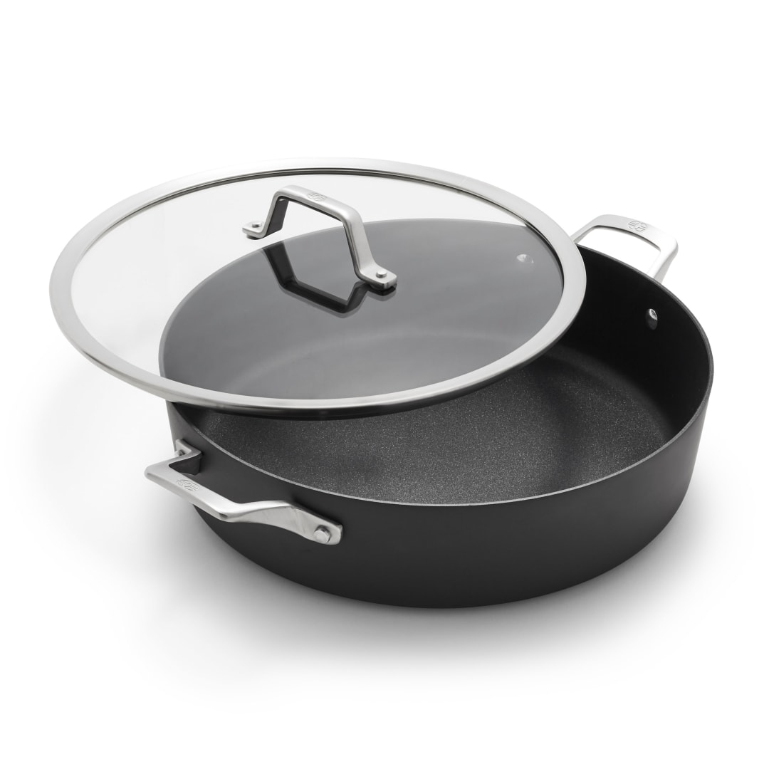 Calphalon® Premier™ Hard-Anodized Nonstick 7-Quart Sauteuse Pan with Lid
