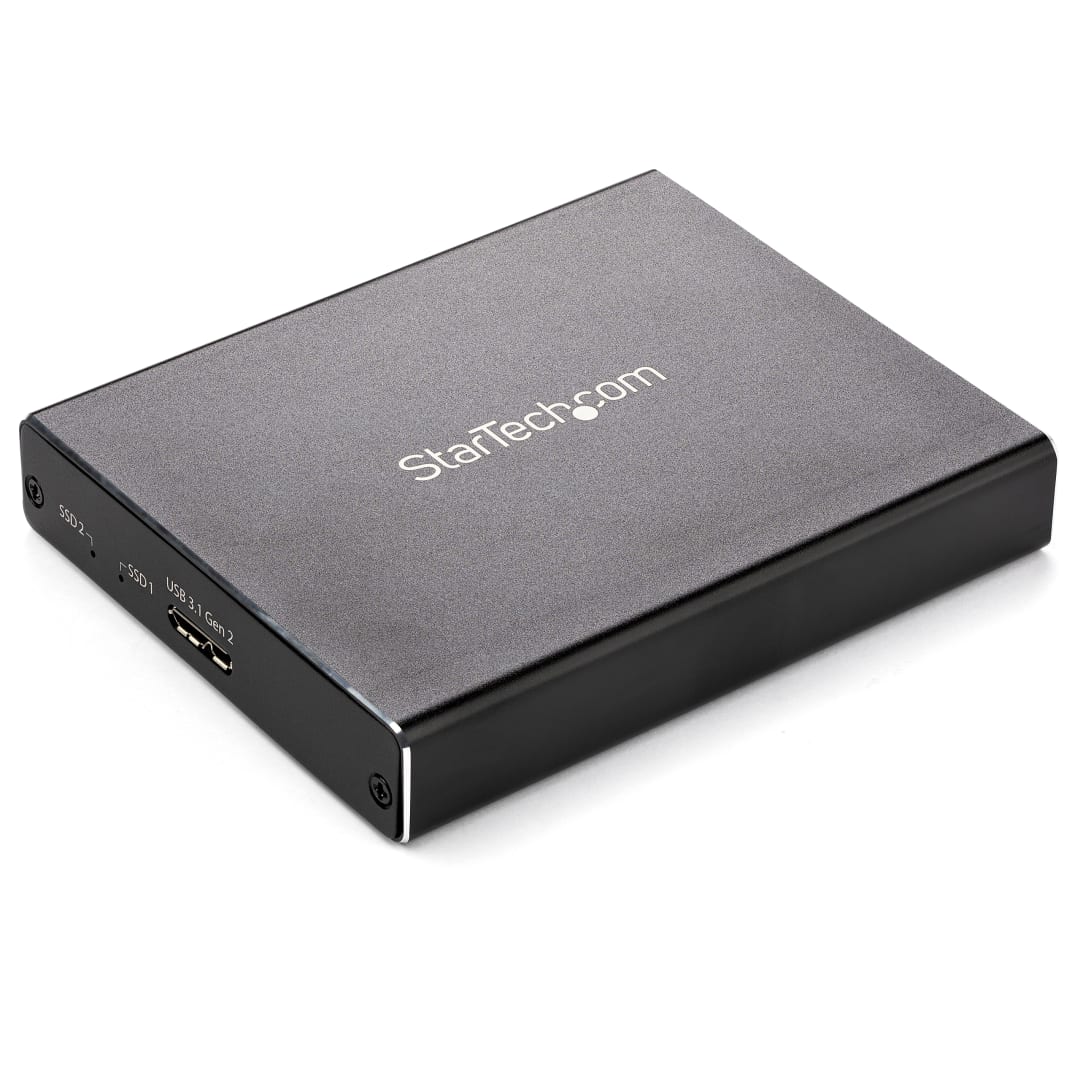 Dual M 2 SATA Enclosure RAID USB 3 1 Gen 2