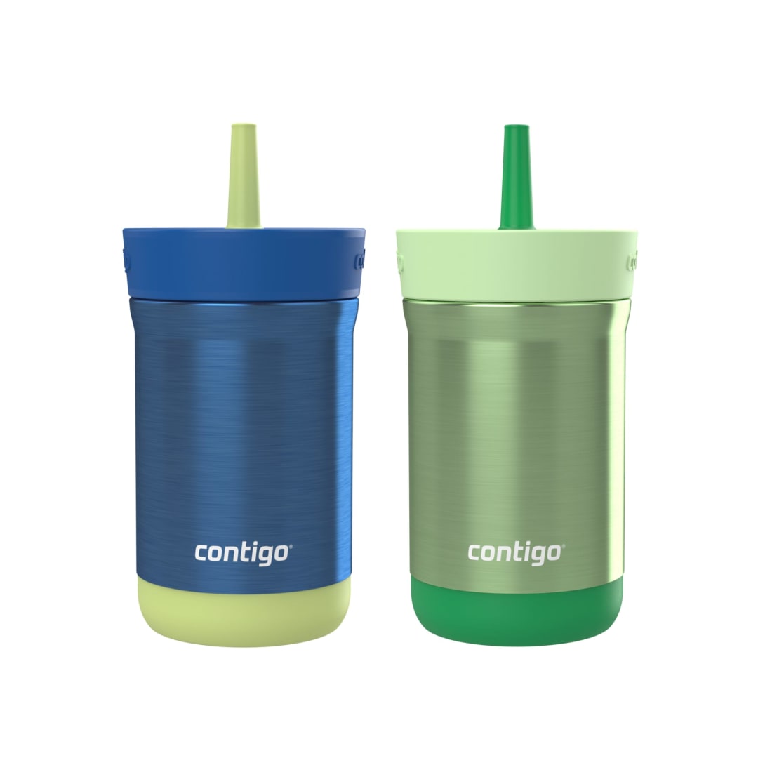 CN LEIGHTON SS 12OZ 2PK BLUE GREEN