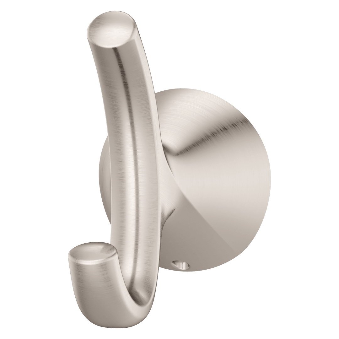 Willa Robe Hook in Brushed Nickel