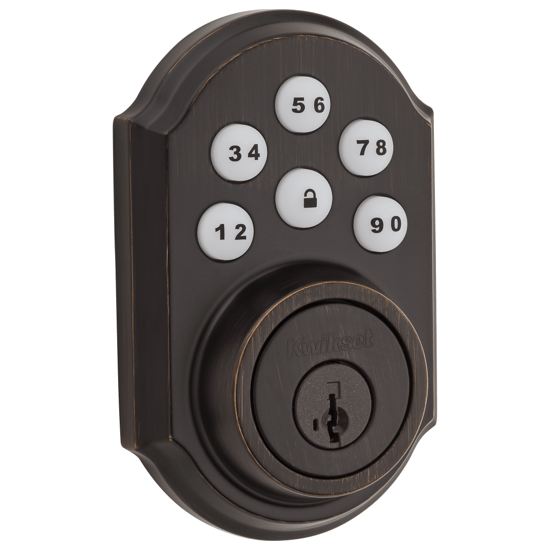 909 SmartCode® Electronic Deadbolt featuring SmartKey Security™ in Venetian Bronze