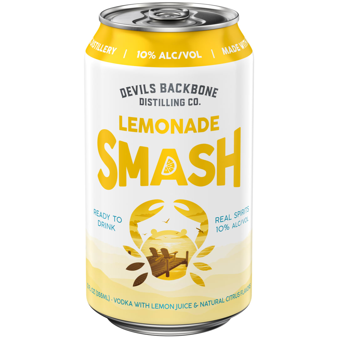 Devils Backbone Distilling Co. Lemonade Smash 10%, 12 fl. oz. Can