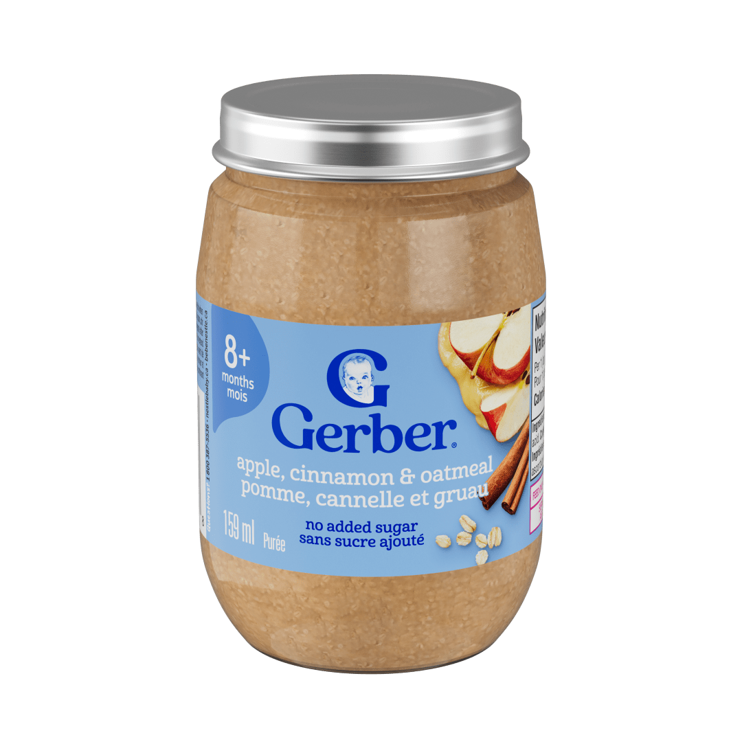 GRBR PUREE Jar AplCnOat 12x159ml CA