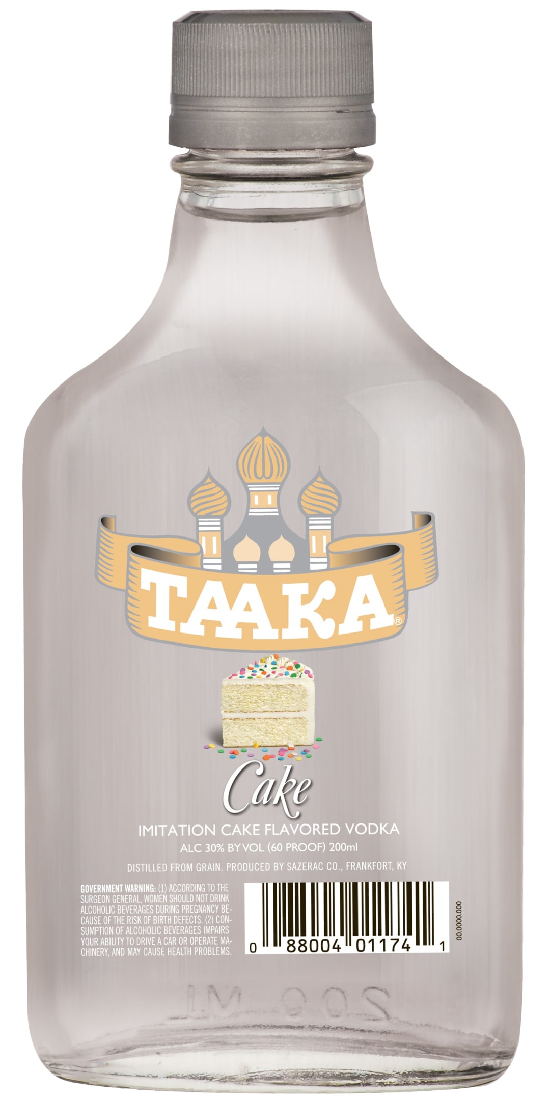 Taaka Cake Vodka 200ml 60 Proof