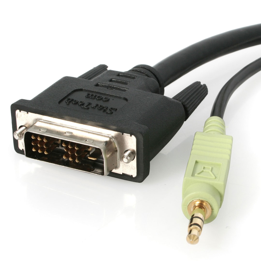 6 ft. DVI-D Single Link Display Cable with Audio