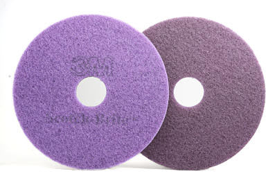 3M™ Scotch-Brite™ Diamant Maschinenpad, Violett, 355 mm, 5 Stück / Karton