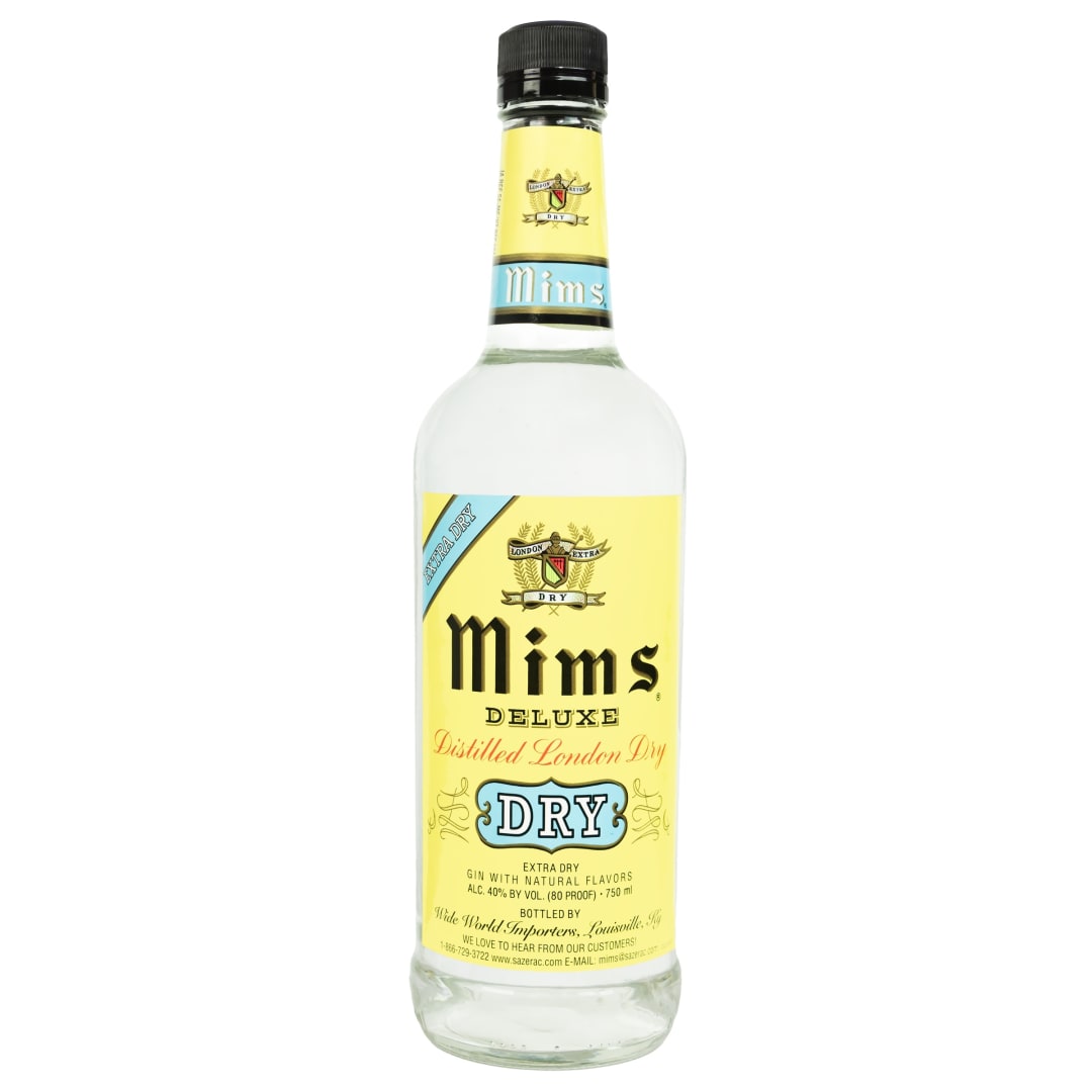 Mims Deluxe Distilled London Extra Dry Gin 750ml 80 Proof