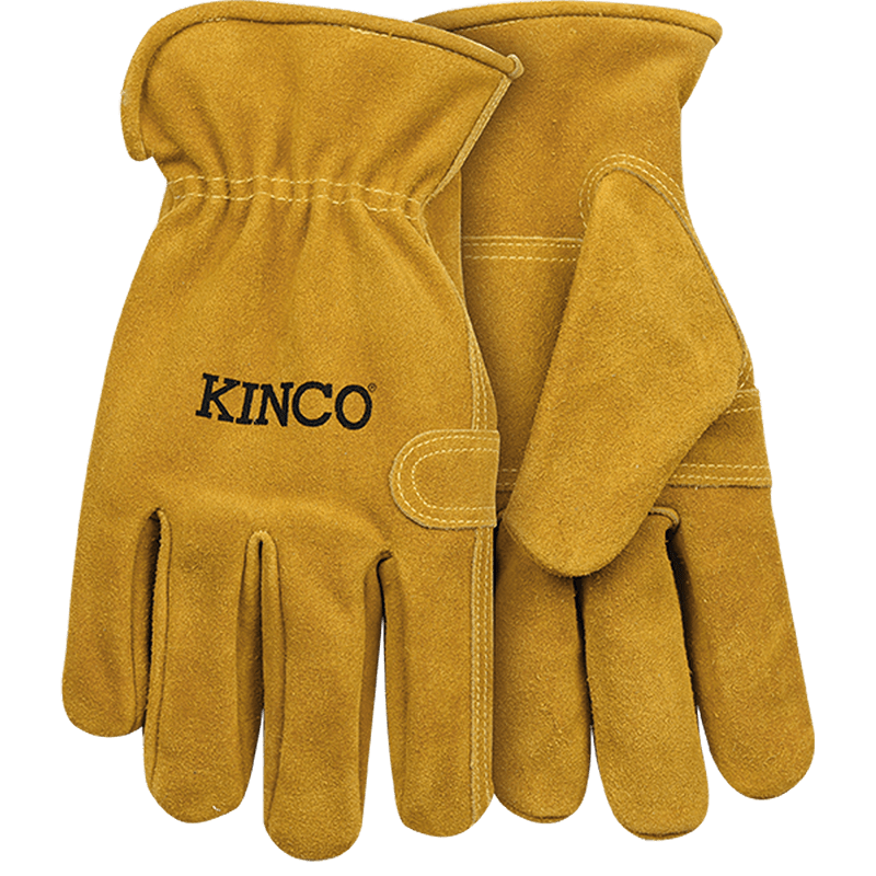 Suede Cowhide Driver with Double-Palm