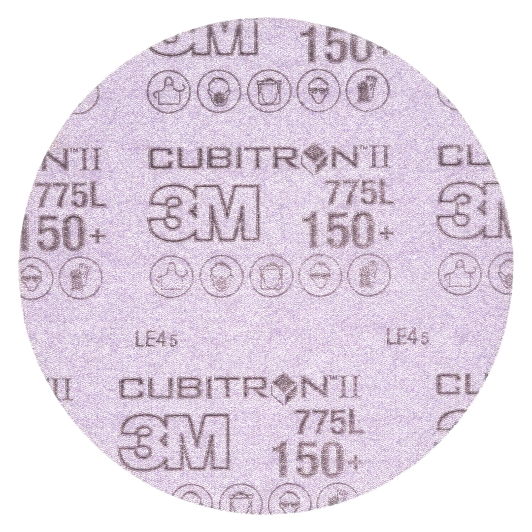 3M™ Cubitron™ II Hookit™ 775L Film Disk, 152 mm, NH, 150+