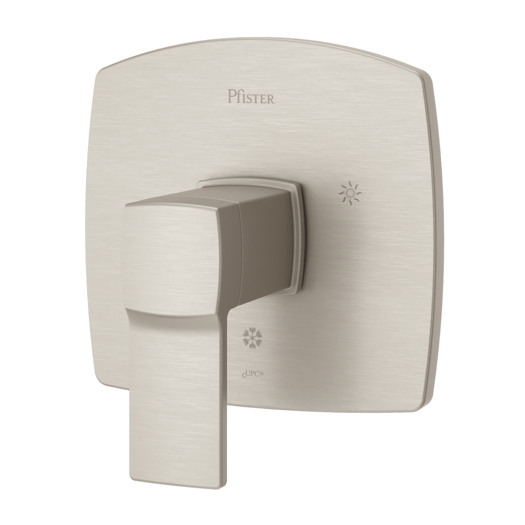 Deckard 1-Handle Tub & Shower Valve Only Trim in Brushed Nickel