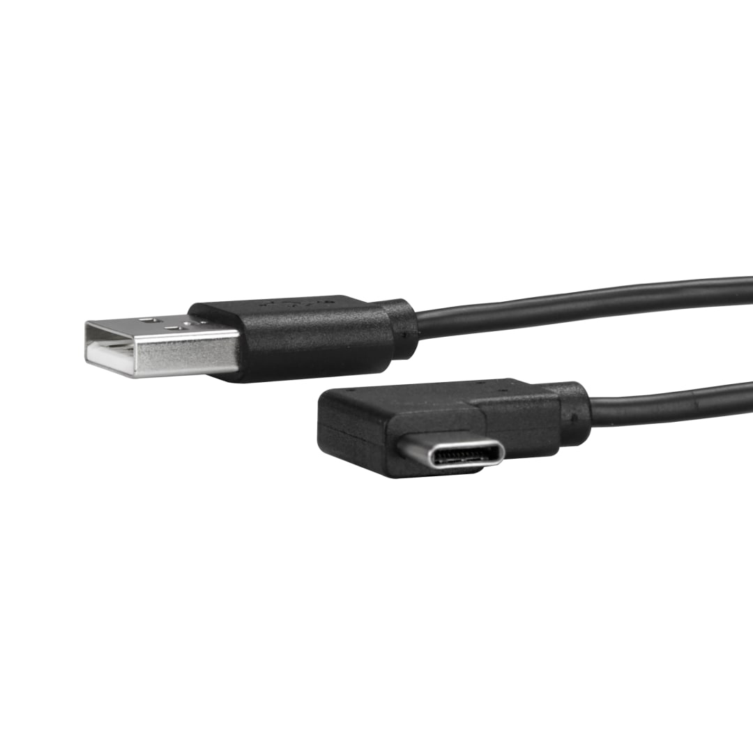 1m USB 2 0 A to C Right Angle Cable M M