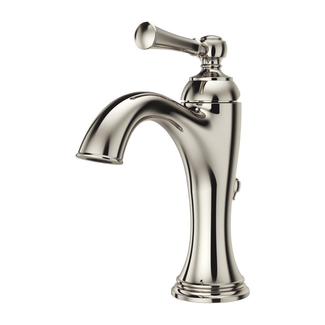 Tisbury Single Control 4" Centerset Bathroom Faucet in Polished Nickel