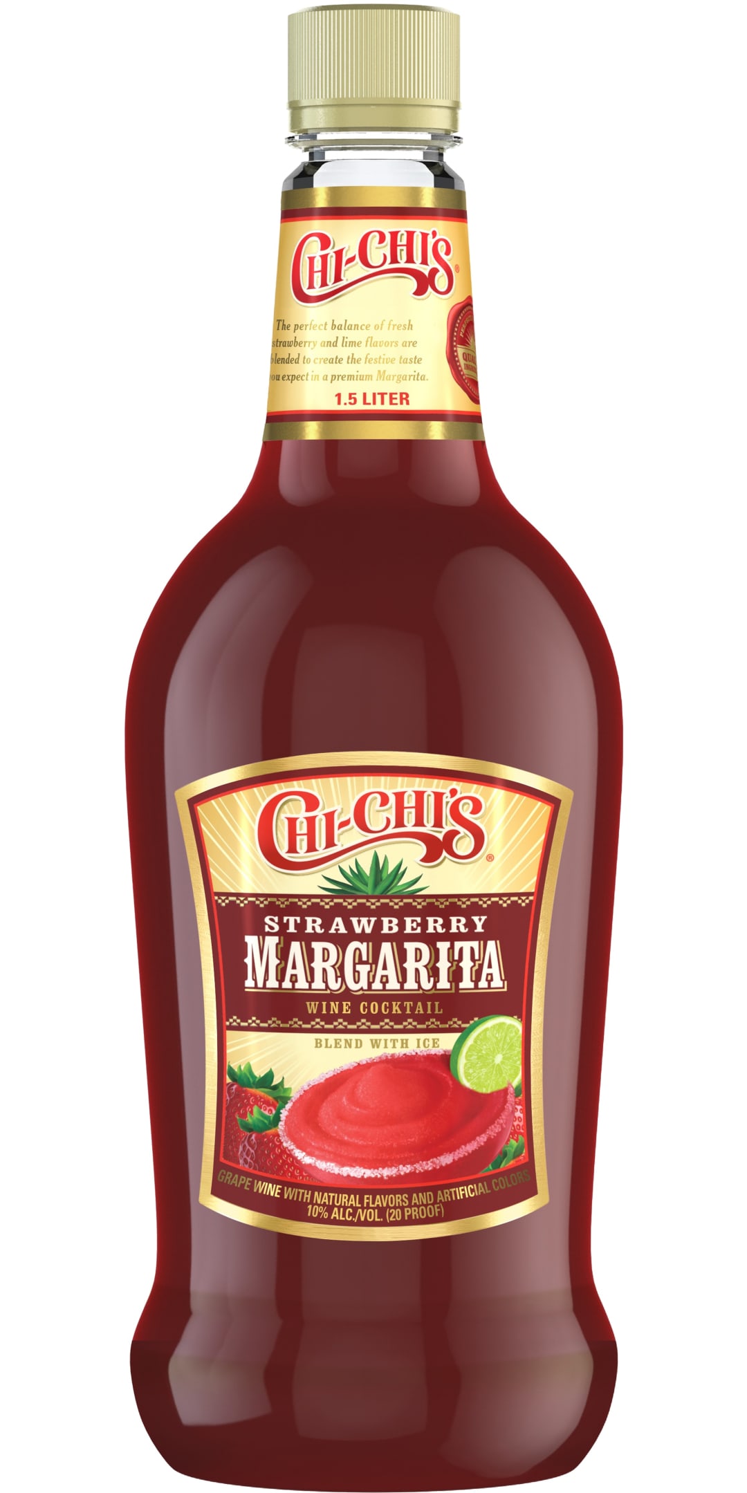 Chi-Chi's Wine-Based Strawberry Margarita 1.5l 20 Proof
