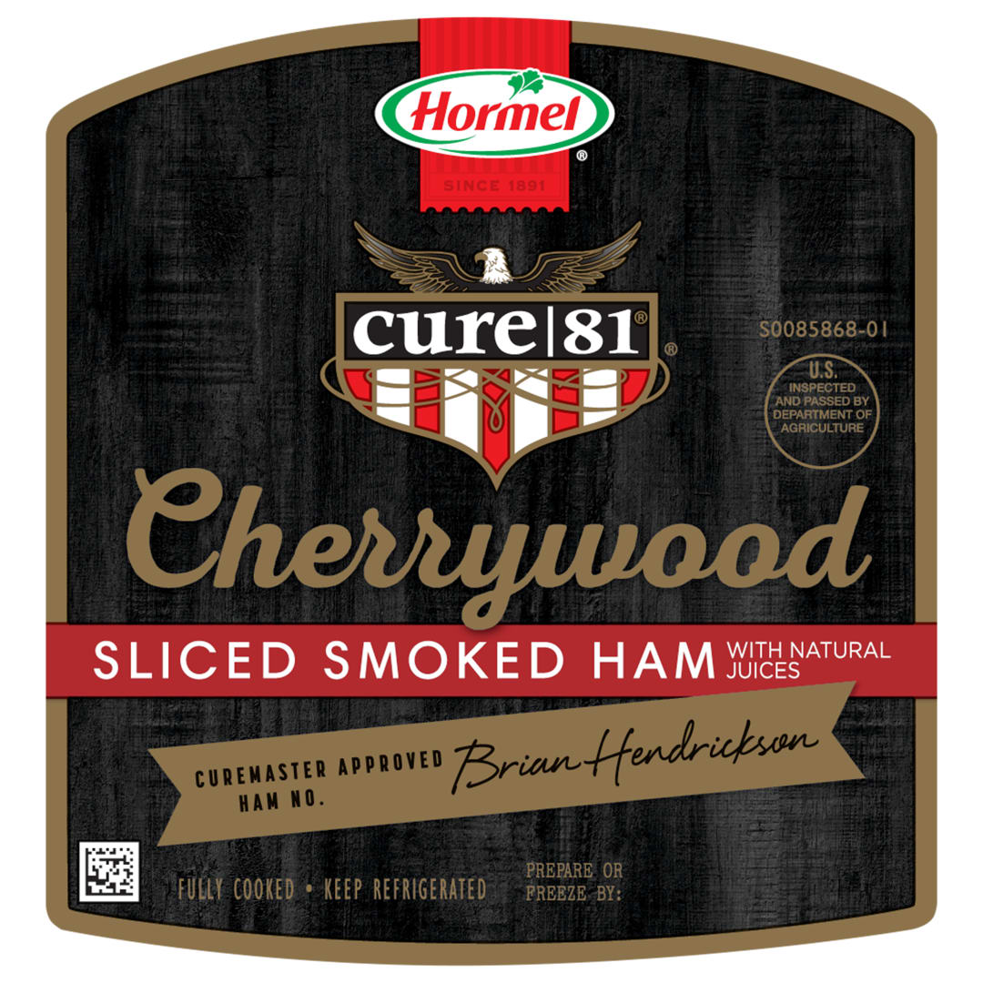 HORMEL CURE 81 Curemaster Signature Boneless Quarter Cherrywood Ham Sliced 12-Pack