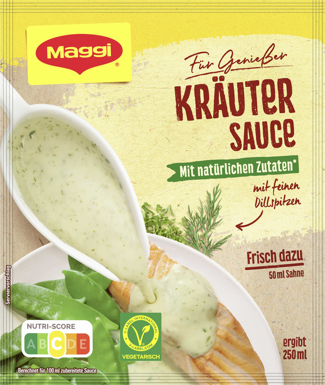 MAGGI FÜR GENIESSER Kräuter Sauce, ergibt 250ml