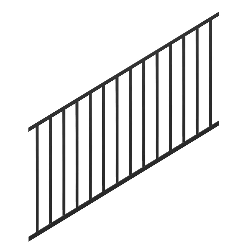 6-ft x 36-in Trex® Select™ Aluminum Railing Stair Panel in Charcoal Black