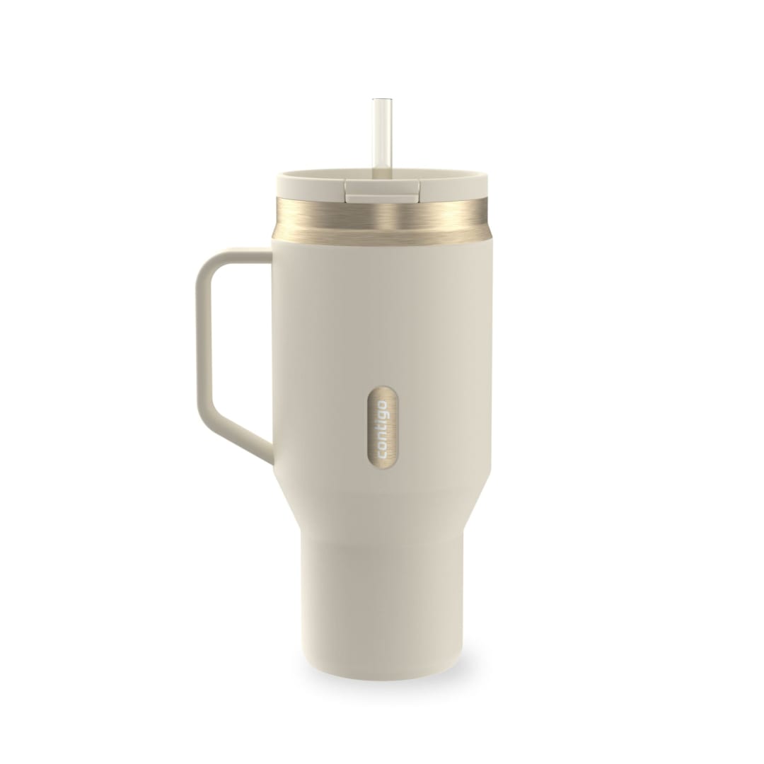Contigo SnapSeal™ 30 oz Leakproof Travel Tumbler with Handle and Reusable Straw
