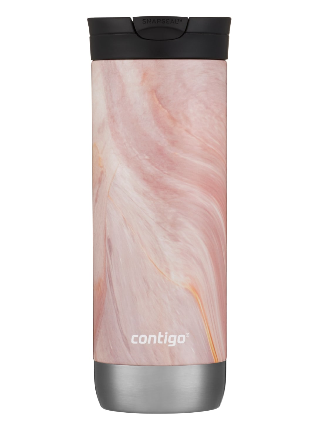 Contigo® Vaso Térmico Huron 2.0, Vaso de Acero Inoxidable Aislado al Vacío para Café y Té, con Tapa a SNAPSEAL™ a Prueba de Derrames, 591 ml