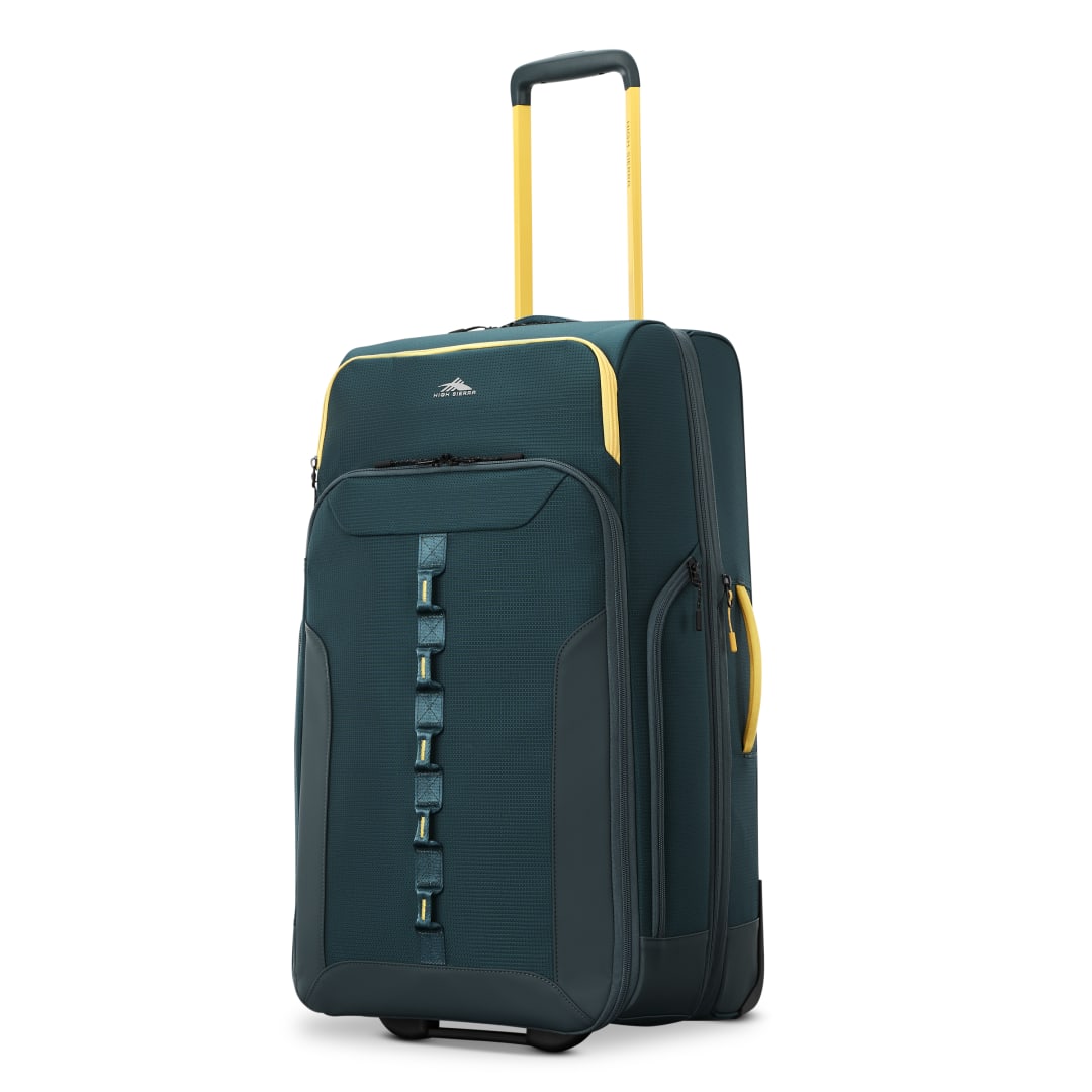 Hi-Life Medium Wheeled Duffel - Green/Yellow