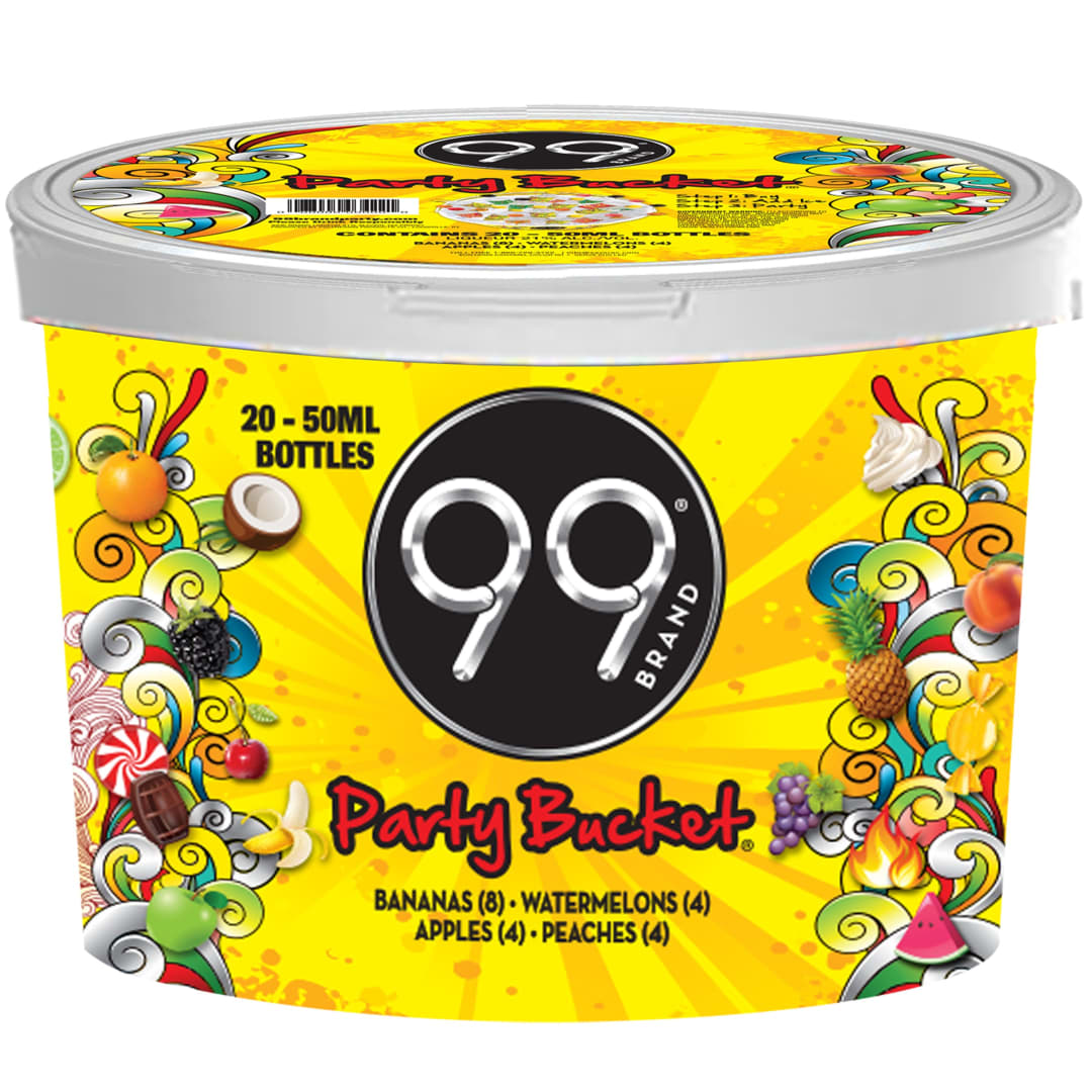 99 Assorted Party Bucket 50ml 42 Proof 20pk
