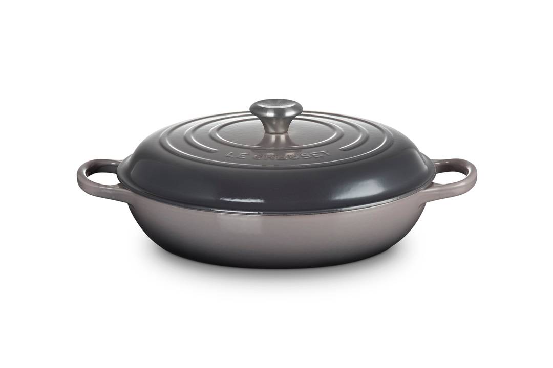 Signature Round Braiser, 5 qt. - Oyster